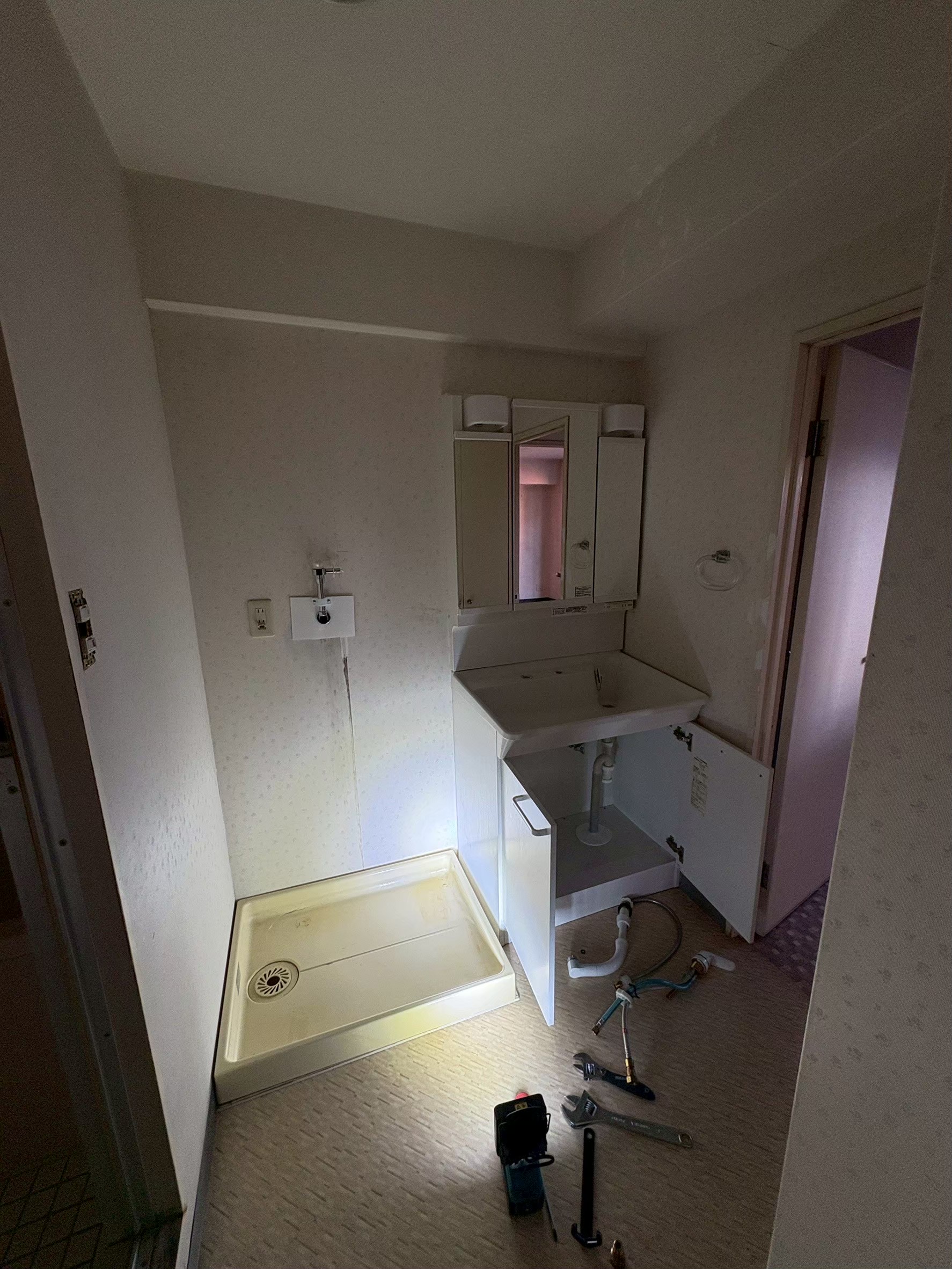 洗面施工事例 Before